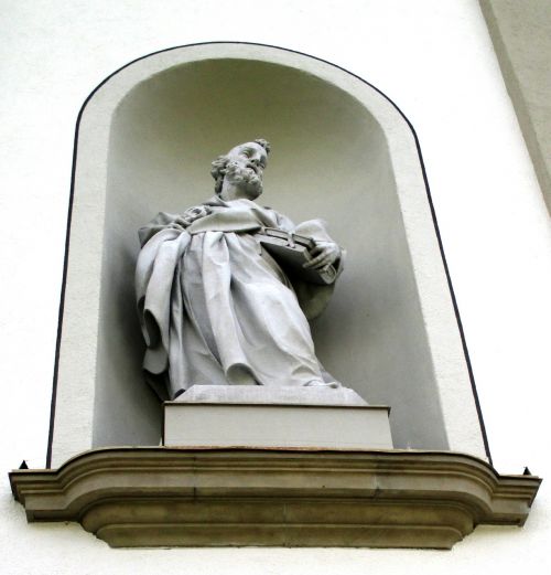 Skulptūra, Statula, Šventas, Katedra, Bažnyčia, Vienuolyno Bažnyčia, St Gallen, Šveicarija