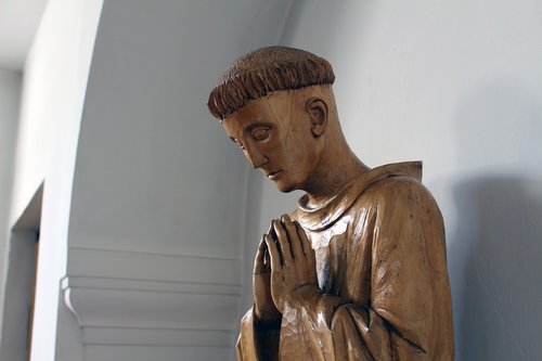 Skulptūra,  Statula,  Vienuolis,  Religija