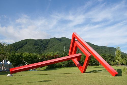 Skulptūra, Meno Kūriniai, Statyba, Korėjos Respublika, Parkas, Dangus, Ryto Valandos