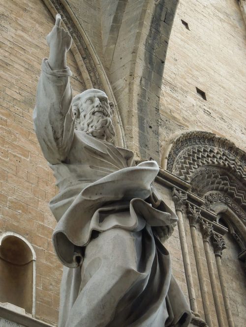Skulptūra, Bažnyčia, Sicilija, Senas, Religija, Istorinis, Palermo