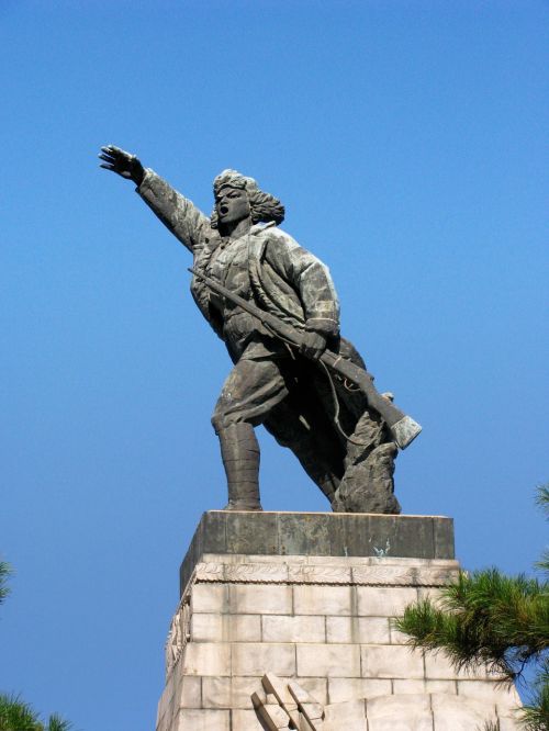 Skulptūra, Paminklas, Liaoning-Shenyang Kampanijos Memorialas, Karys