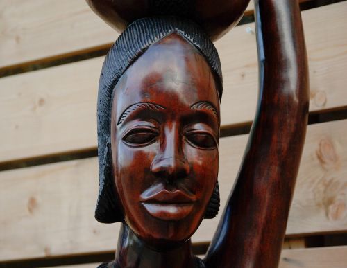 Skulptūra, Afrika, Moteris, Juoda Oda, Muziejus