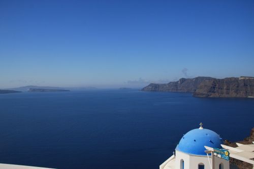 Jūra, Santorini, Kaldera, Graikija, Vaizdas