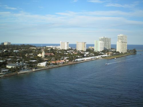 Fort Lauderdale, Jūra, Uostas, Kranto, Kraštovaizdis