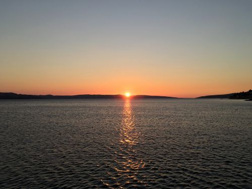 Jūra, Saulėlydis, Kroatija