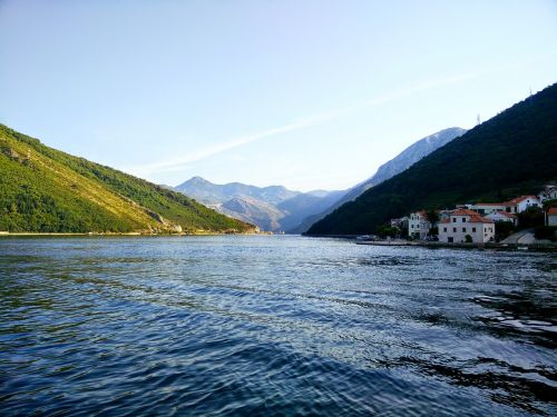 Kamenari, Jūra, Rytas, Boka Kotorska Įlanka, Gamta, Kraštovaizdis, Montenegro