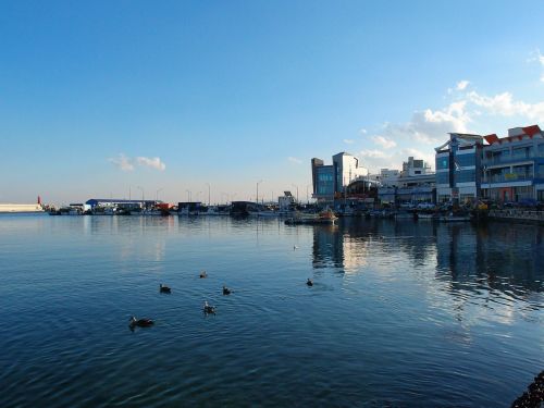 Jūra, Dangus, Gangwon Do, Sokcho, Daepo Uostas, Žiemos Jūra