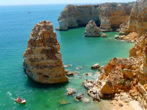 Jūra, Papludimys, Šventė, Gražūs Paplūdimiai, Vasara, Gamta, Kraštovaizdis, Algarve
