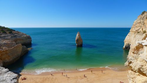 Jūra, Papludimys, Užsakytas, Gražūs Paplūdimiai, Vanduo, Gamta, Smėlio Paplūdimys Plaukti, Algarve