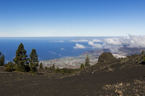 Jūra, Kraštovaizdis, La Palma, Ugnikalnio Sala, Ispanija