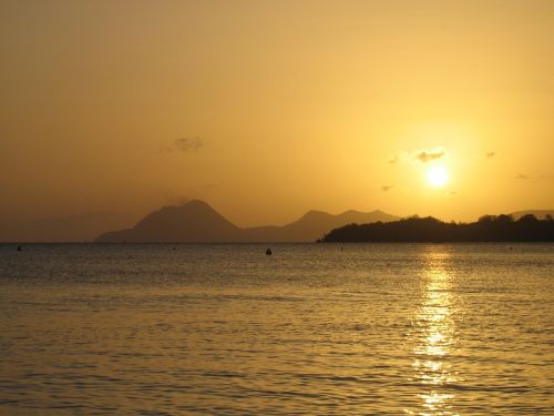 Jūra, Saulėlydis, Vandenynas, Martinique