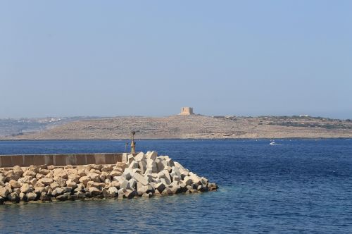 Jūra, Akmenys, Malta, Kraštovaizdis, Mėlynas