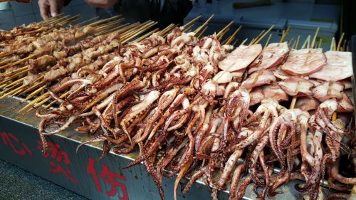 Jūros Gėrybės, Kinų Maistas, Gatvės Maistas, Asian Food