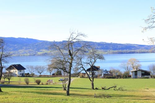 Jūros Dugnas, Attersee, Vaizdas, Ežeras, Kraštovaizdis