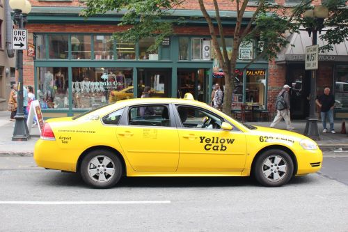 Seattle, Taksi, Geltonas Automobilis