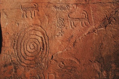 Sedona, Vietinis Amerikiečių Roko Menas, Spiralė, Indijos, Arizona