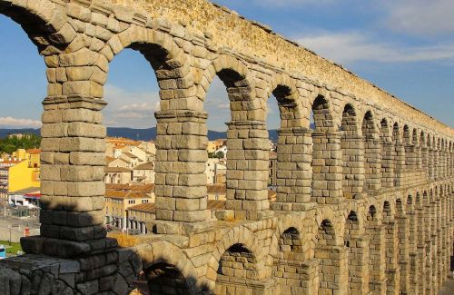 Segovia, Akvedukas, Paminklas, Romėnų, Architektūra, Akmuo, Istorinis