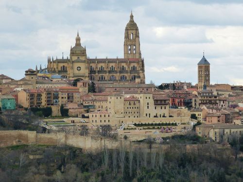 Segovia, Ispanija, Senamiestis, Kastilija, Istoriškai, Pastatas, Bokštas, Pasaulinis Paveldas, Bažnyčia, Katedra