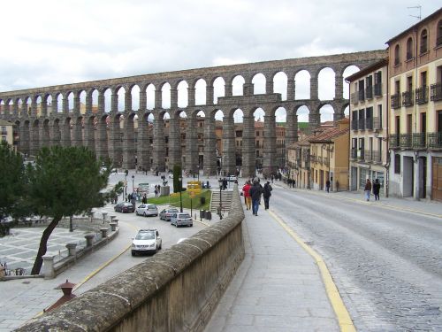 Segovia, Akvedukas, Azoguejo, Paminklas, Viešieji Darbai, Architektūra, Romėnų
