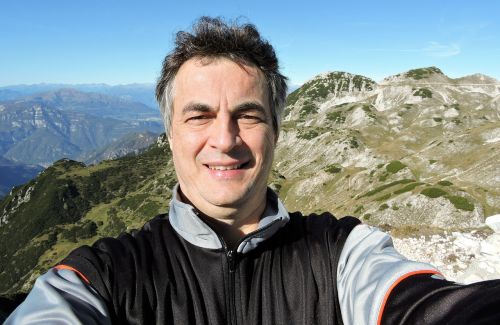 Autoportretas, Vyras, Kalnas, Maži Dolomitai, Alpės