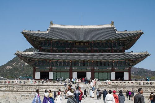 Seulas,  Gyeongbok Rūmai,  Korėja,  Rūmai,  Uždraustasis Miestas,  Korėjos Respublika,  Architektūra,  Tradicinis,  Turizmas,  Istorija,  Valdovų Rūmai,  Laivų Statyba,  Commons