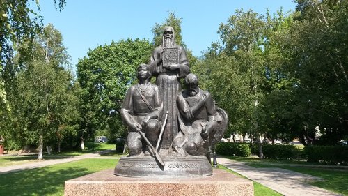 Sergiev Posad,  Rusija,  Statula,  Skulptūra,  Kelionė