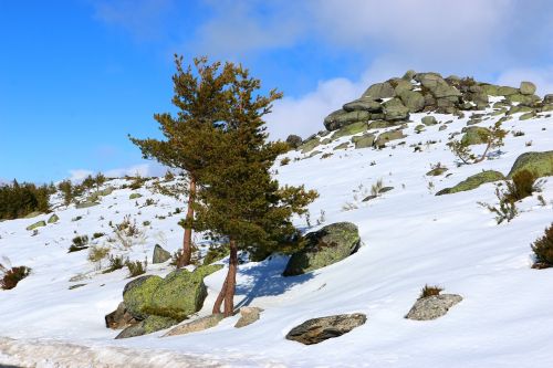 Serra Da Estrela, Sniegas, Žiema, Kalnas, Kraštovaizdis