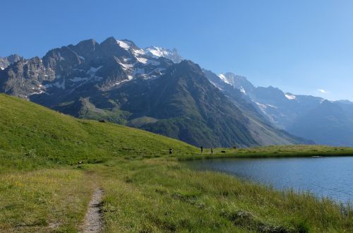 Serre-Chevalier, Ežeras, Kalnas, Vasara, Alpės, Gamta