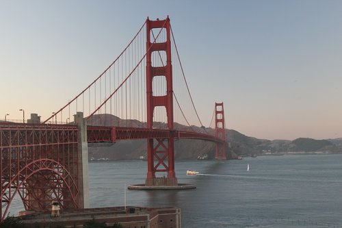 Sf,  San Franciskas,  Auksiniai Vartai,  Golden,  Auksinių Vartų Tiltas,  Tiltas