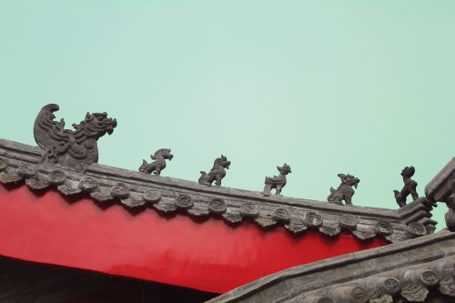 Shandong, Qufu, Kultūra, Paminklai, Miesto Sienos, Raižyti Akmenys, Plytelės, Clifford