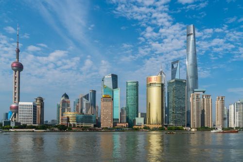 Šanchajus, Bund, Kinija, Miestas, Architektūra, Pudong, Dangoraižis, Huangpu
