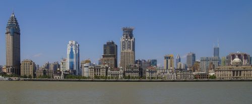 Šanchajus, Kinija, Panorama, Architektūra, Asija, Miestas, Panorama