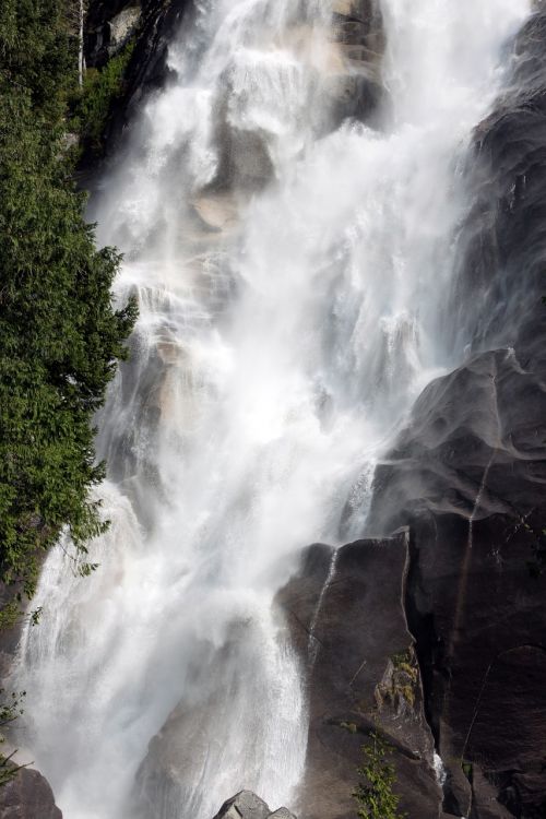 Shannon Falls, Kritimas, Vanduo, Krioklys, Britų Kolumbija