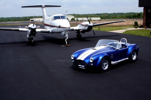 Shelby Kobra, Privatus Lėktuvas, Oro Juosta, Klasikinis Automobilis, Lenktynės