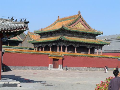 Shenyang, Liaoningas, Kinija, Šventykla, Rūmai, Žinomas, Architektūra