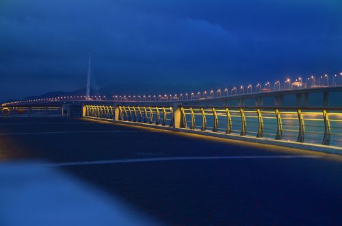 Shenzhen Bay, Naktinis Vaizdas, Lempa