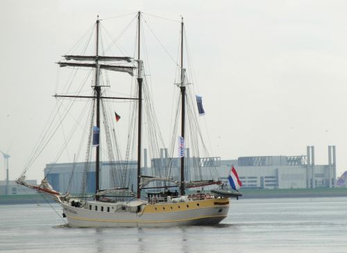 Laivas, Buriuotojas, Senas, Naujas, Hamburgas, Elbe
