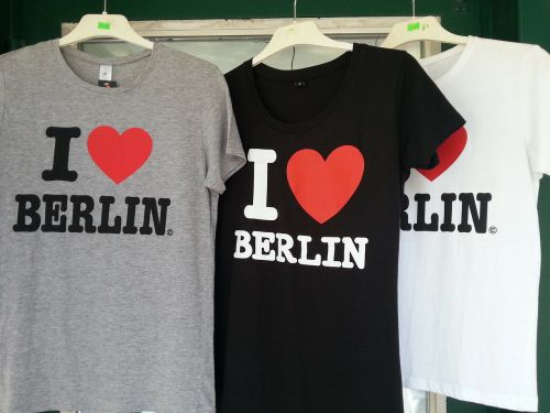 Marškiniai, T Marškiniai, Berlynas, Apranga, Suvenyrai