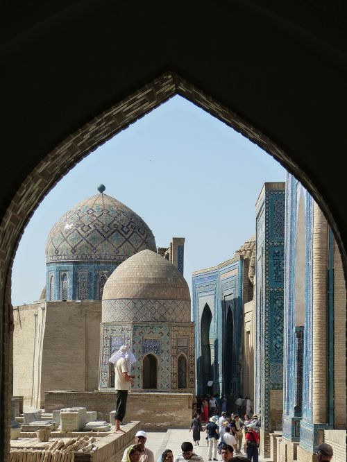Shohizinda, Nekropolis, Samarkandas, Uzbekistanas, Mauzoliejus, Mauzoliejus