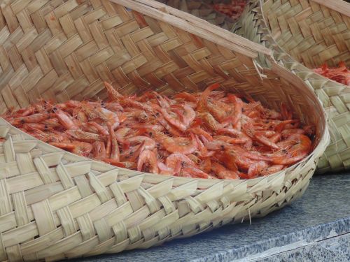Krevetės, Tipiškas Maistas, Brazilija Maranhão, Jie Yra Luisas, Royalty Free