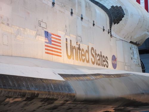 Kosminis Laivas, Jungtinės Valstijos, Erdvė, Nasa, Vėliava, Atradimas, Valstijos, Amerikietis, Kosmosas, Usa
