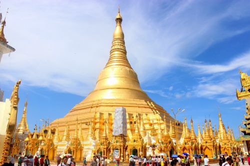 Shwedagon Pagoda, Pagoda, Mianmaras, Asija, Budizmas, Shwedagon, Burma, Jangonas, Buda, Auksas