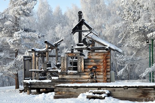 Sibiras,  Sniegas,  Žiemos,  Rusija,  Šaltis