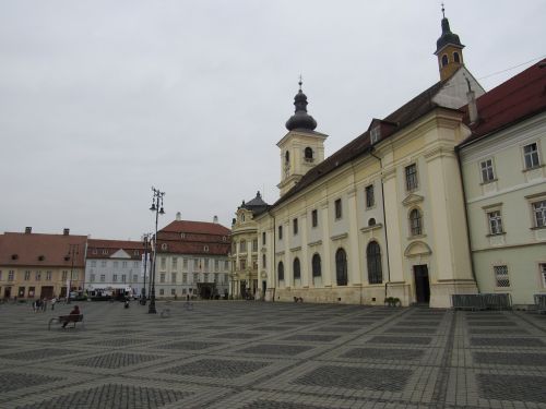 Sibiu, Transilvanija, Romanija, Pastatai, Senamiestis, Bažnyčia