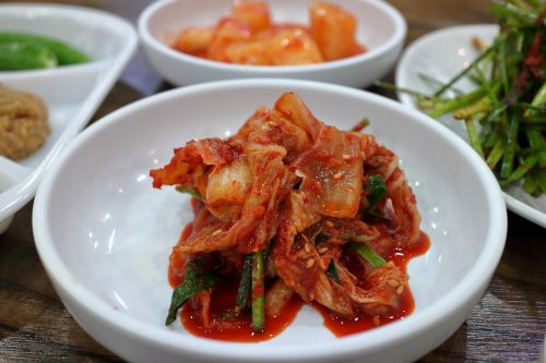 Garnyras, Maistas, Korėjos Respublika, Kaimo Pietų Stalas, Kimchi, Baechu Kimchi, Aštrus Kimchi