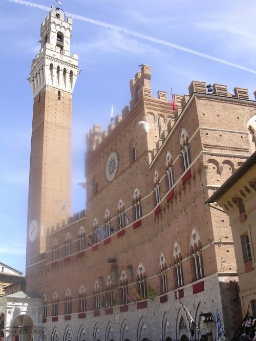 Siena, Toskana, Italy, Architektūra, Piazza Campo