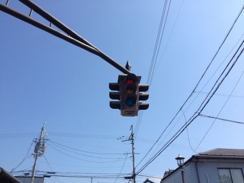 Signalas, Mėlynas Dangus, Nagahama, Vertikalus