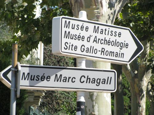 Gražus,  France,  Matisse,  Chagall,  Ženklai Muziejui,  Gražus,  France