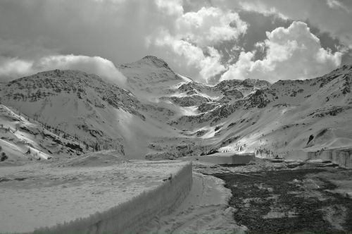 Simplon Pass, Šveicarija, Sniegas, Kraštovaizdis, Žiema, Alpės