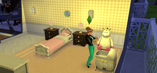 Sims 4, Motina, Kūdikis, Žaidimas, Kambarys
